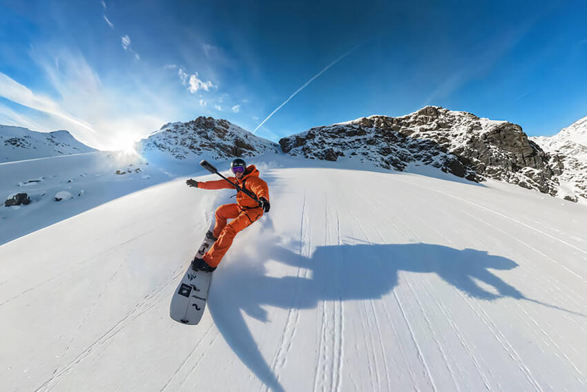 Utskiftbar linse på actionkamera